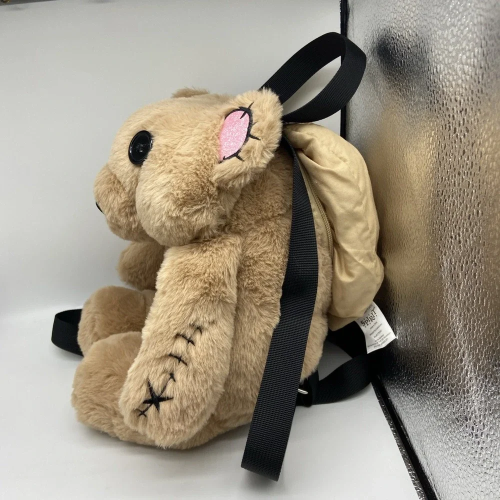 Spirit Halloween Voodoo Bear Backpack READ Zipper Broken